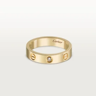 Love Alyans, 1 Pırlanta – Sarı Altın, Pırlanta – Cartier