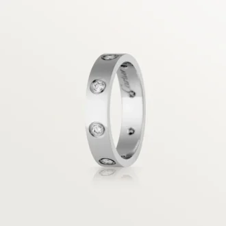 Love Alyans, 8 Pırlanta – Beyaz Altın, Pırlanta – Cartier