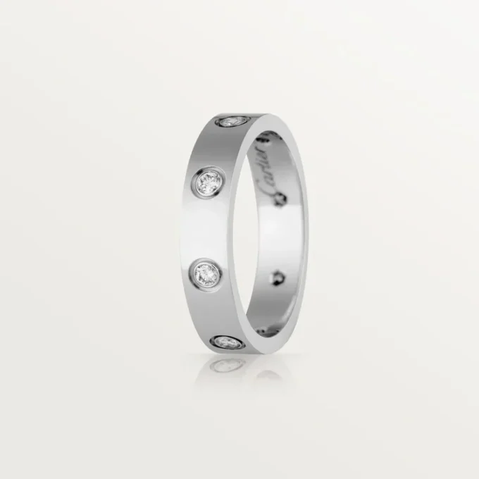 Love Alyans, 8 Pırlanta – Beyaz Altın, Pırlanta – Cartier
