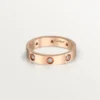 Love Alyans, 8 Pırlanta – Pembe Altın, Pırlanta – Cartier