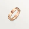 Love Alyans, 8 Pırlanta – Pembe Altın, Pırlanta – Cartier
