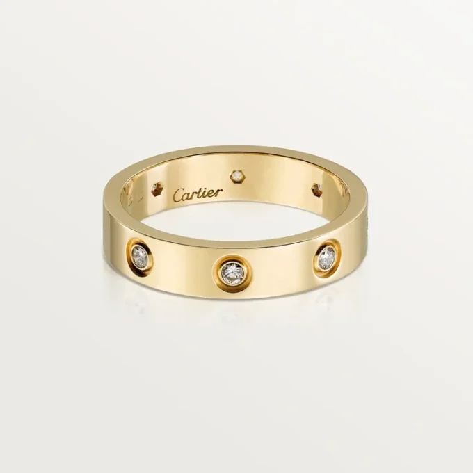 Love Alyans, 8 Pırlanta – Sarı Altın, Pırlanta – Cartier