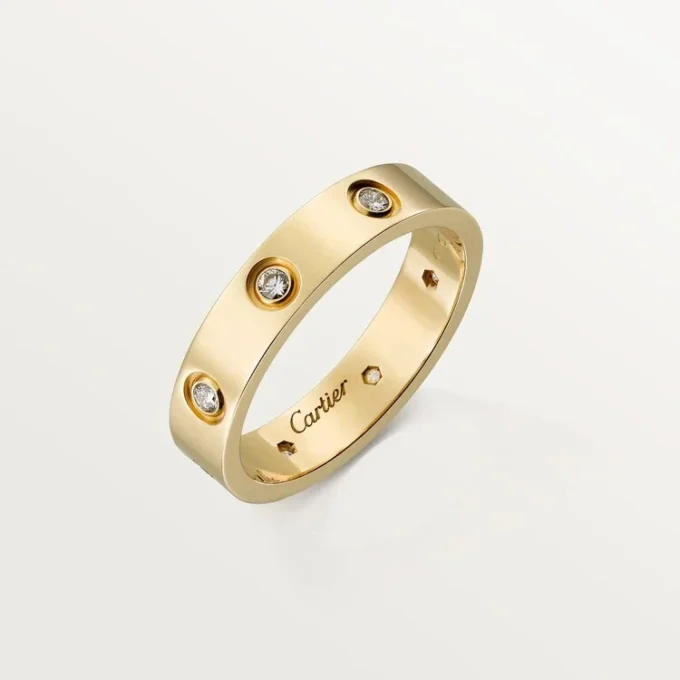 Love Alyans, 8 Pırlanta – Sarı Altın, Pırlanta – Cartier
