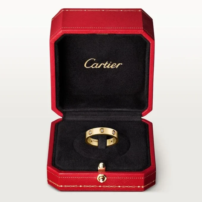 Love Alyans, 8 Pırlanta – Sarı Altın, Pırlanta – Cartier