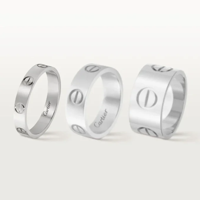 Love Alyans – Beyaz Altın – Cartier
