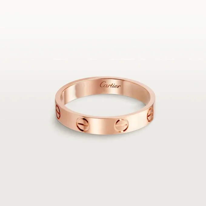 Love Alyans – Pembe Altın – Cartier