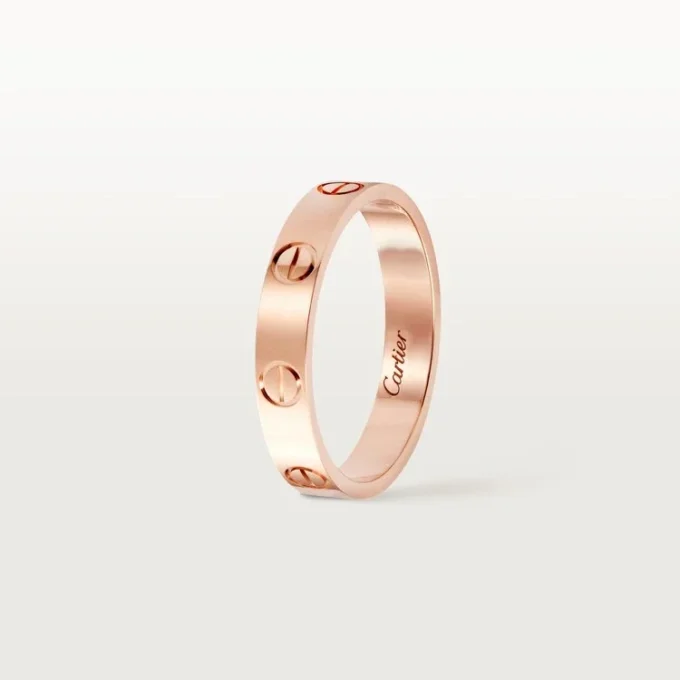 Love Alyans – Pembe Altın – Cartier