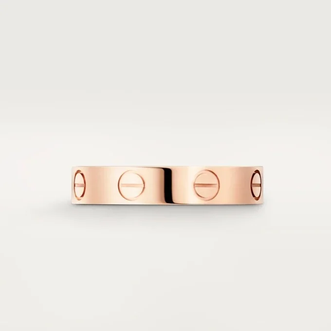 Love Alyans – Pembe Altın – Cartier