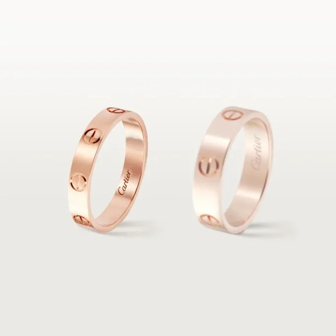 Love Alyans – Pembe Altın – Cartier
