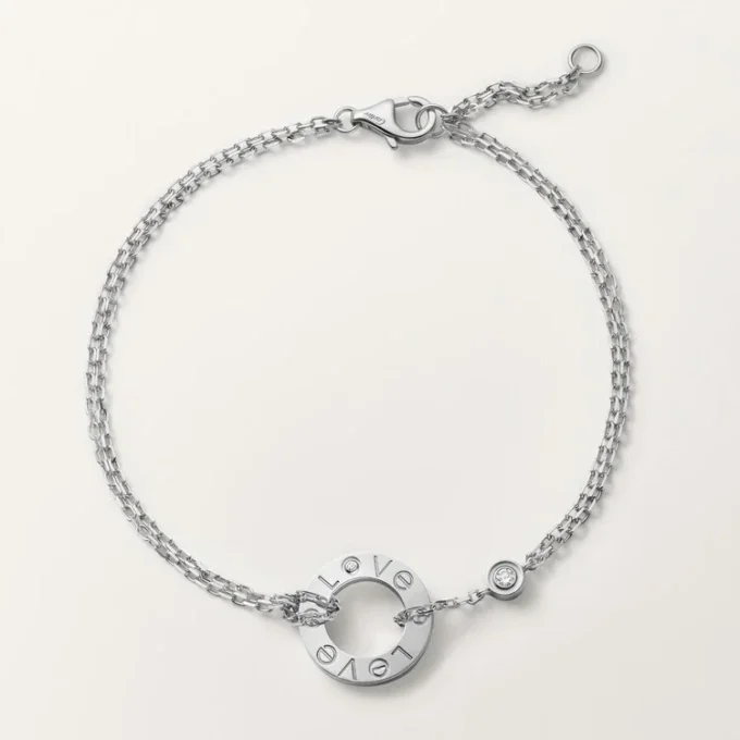 Love Bilezik – Beyaz Altın, Pırlanta – Cartier
