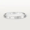 Love Bilezik, Klasik Model, Fırçalanmış, 4 Pırlanta
