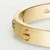Love Bilezik, Klasik Model, Fırçalanmış, 4 Pırlanta