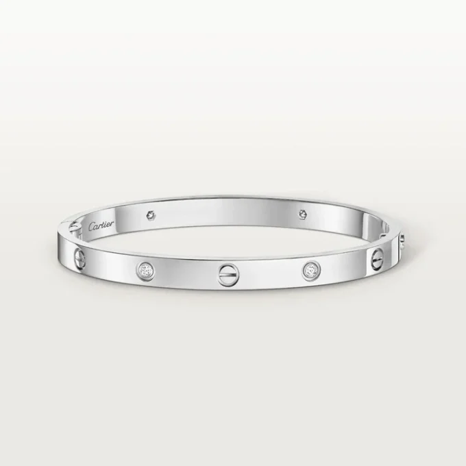 Love Bilezik, Orta Model, 4 Pırlanta
