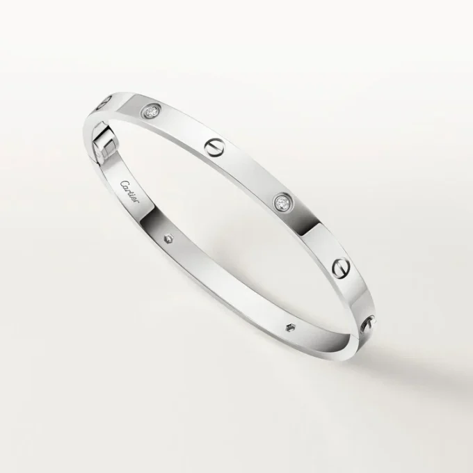 Love Bilezik, Orta Model, 4 Pırlanta