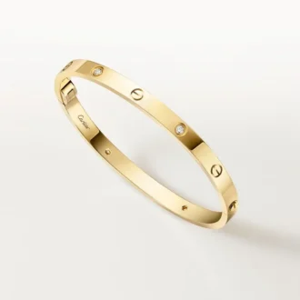 Love Bilezik, Orta Model, 4 Pırlanta
