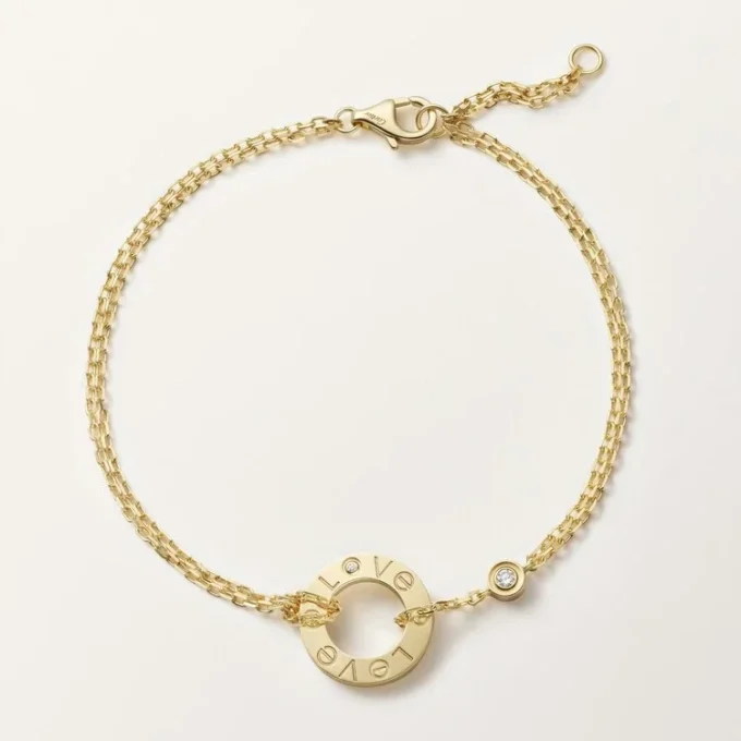 Love Bilezik – Sarı Altın, Pırlanta – Cartier