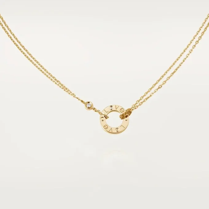 Love Elmas Kolye, Sarı Altın | Cartier Us