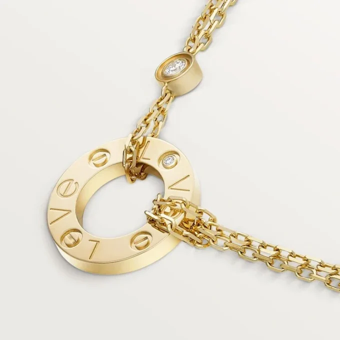Love Elmas Kolye, Sarı Altın | Cartier Us