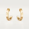 Love Hoop Küpeler – Sarı Altın, Küçük Model | Cartier Us