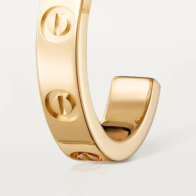 Love Hoop Küpeler – Sarı Altın, Küçük Model | Cartier Us