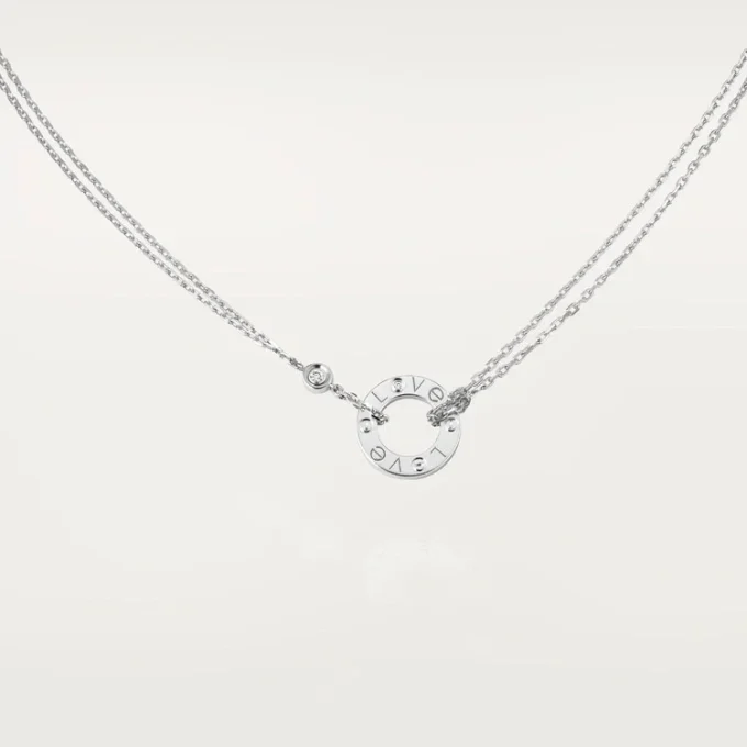 Love Kolye, 2 Pırlanta – Beyaz Altın, Pırlantalar – Cartier