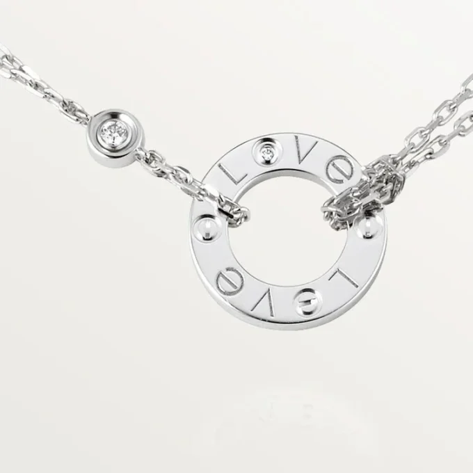 Love Kolye, 2 Pırlanta – Beyaz Altın, Pırlantalar – Cartier