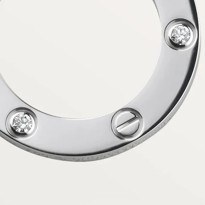 Love Kolye, 3 Pırlanta – Beyaz Altın, Pırlanta – Cartier