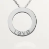 Love Kolye, 3 Pırlanta – Beyaz Altın, Pırlanta – Cartier