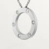 Love Kolye, 3 Pırlanta – Beyaz Altın, Pırlanta – Cartier