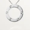 Love Kolye, 3 Pırlanta – Beyaz Altın, Pırlanta – Cartier