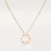 Love Kolye, 3 Pırlanta – Pembe Altın, Pırlanta – Cartier