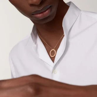 Love Kolye, 3 Pırlanta – Pembe Altın, Pırlanta – Cartier