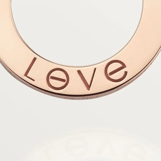 Love Kolye, 3 Pırlanta – Pembe Altın, Pırlanta – Cartier