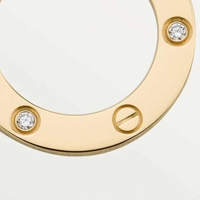 Love Kolye, 3 Pırlanta – Sarı Altın, Pırlanta – Cartier