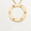 Love Kolye, 3 Pırlanta – Sarı Altın, Pırlanta – Cartier