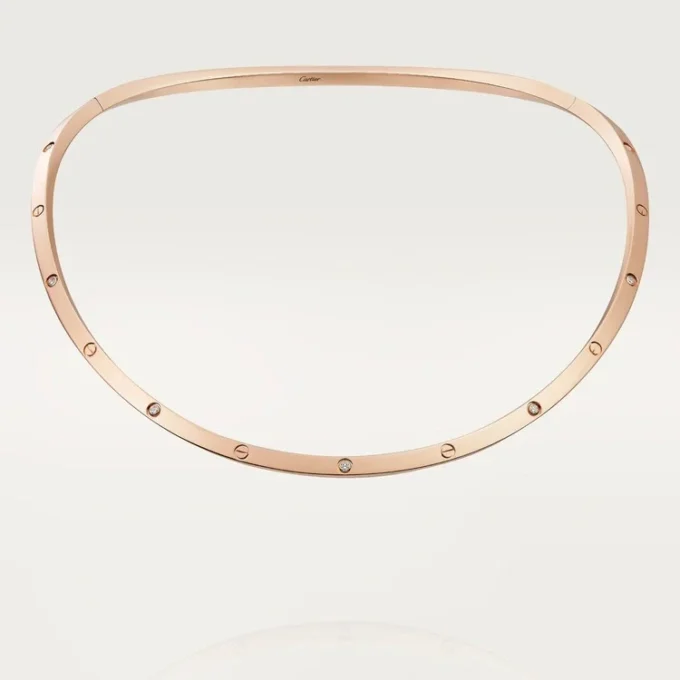 Love Kolye – Pembe Altın, Pırlanta – Cartier