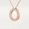 Love Kolye – Pembe Altın, Pırlanta – Cartier