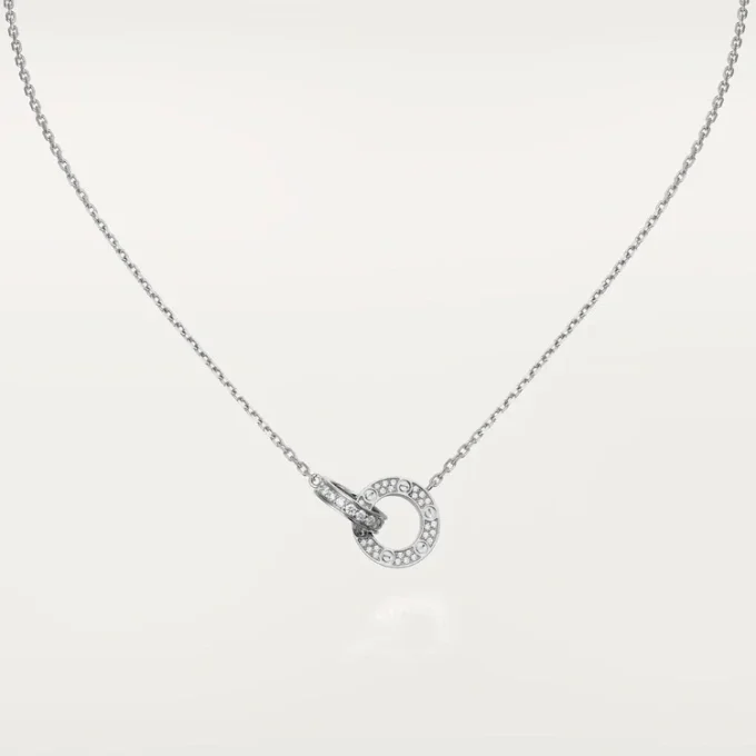 Love Kolye, Pırlanta Kaplama – Beyaz Altın, Pırlanta – Cartier
