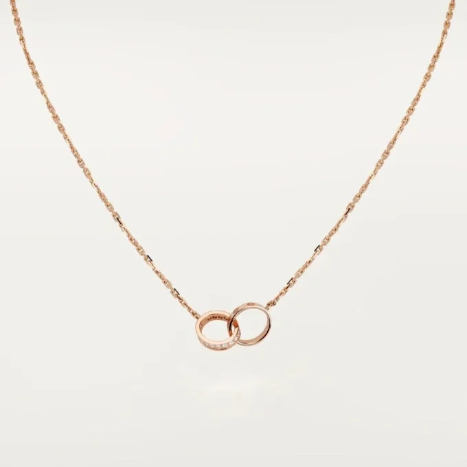 Love Kolye, Pırlanta – Pembe Altın, Pırlanta – Cartier