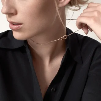 Love Kolye, Pırlanta – Pembe Altın, Pırlanta – Cartier