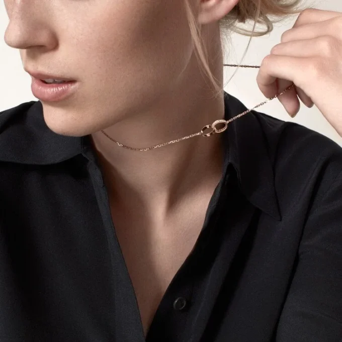Love Kolye, Pırlanta – Pembe Altın, Pırlanta – Cartier