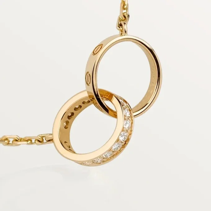 Love Kolye, Pırlanta – Sarı Altın, Pırlanta – Cartier