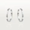 Love Küpeler – Beyaz Altın – Cartier