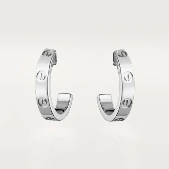 Love Küpeler – Beyaz Altın – Cartier