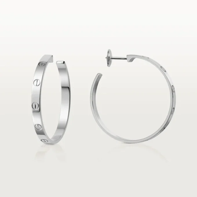 Love Küpeler – Beyaz Altın – Cartier