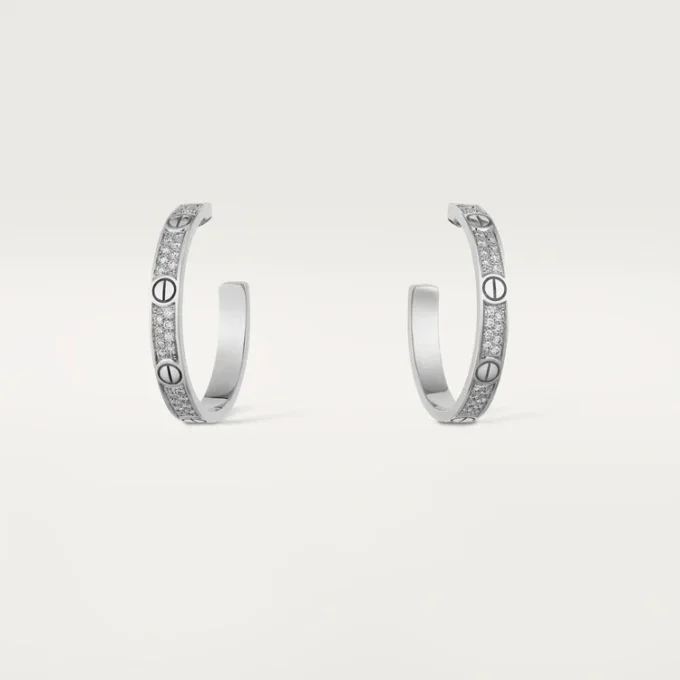 Love Küpeler – Beyaz Altın, Pırlanta – Cartier