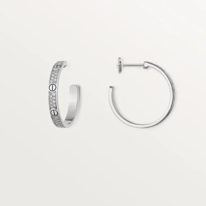 Love Küpeler – Beyaz Altın, Pırlanta – Cartier