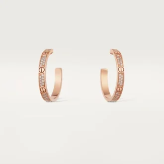 Love Küpeler – Pembe Altın, Pırlanta – Cartier