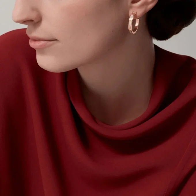 Love Küpeler – Pembe Altın, Pırlanta – Cartier
