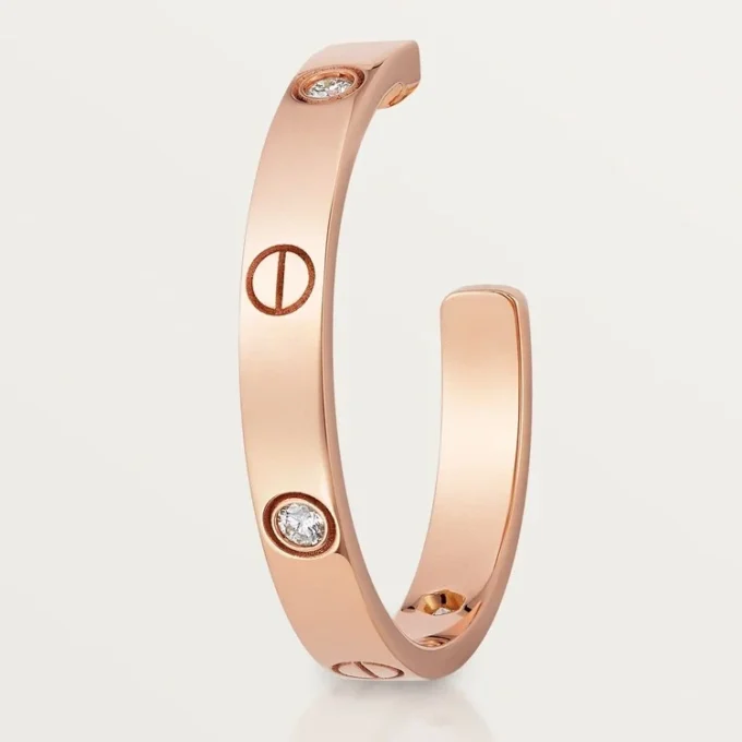 Love Küpeler – Pembe Altın, Pırlanta – Cartier